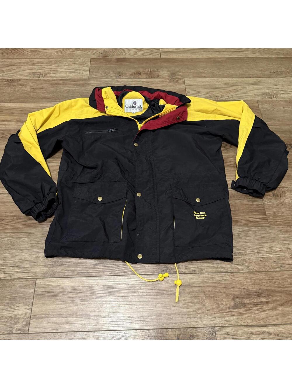 Vtg 90s California Outerwear Windbreaker Jacket L